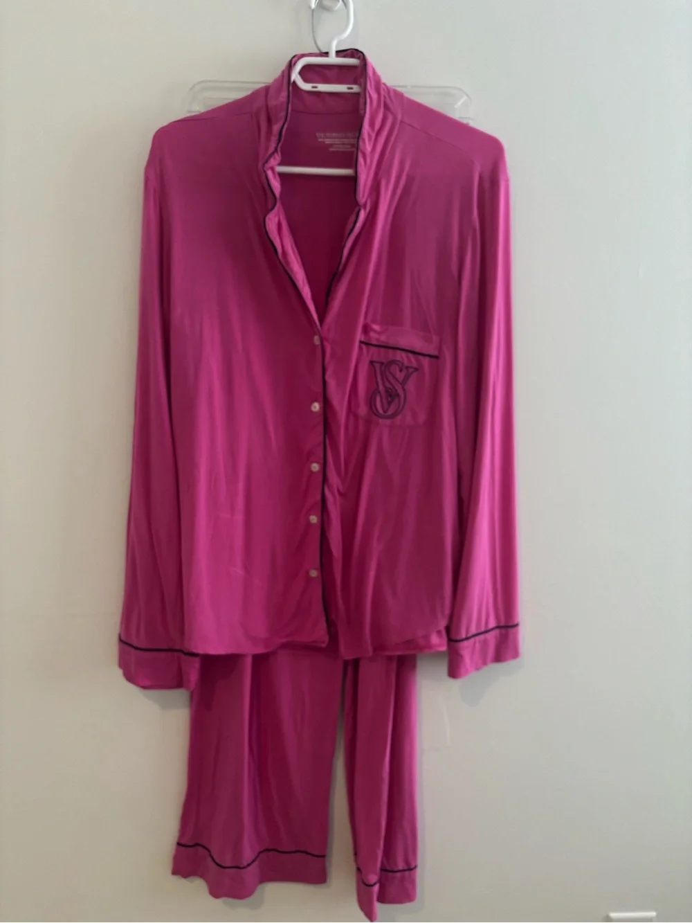 Victoria's Secret Hot Pink modal long pajama - Picture 2 of 7